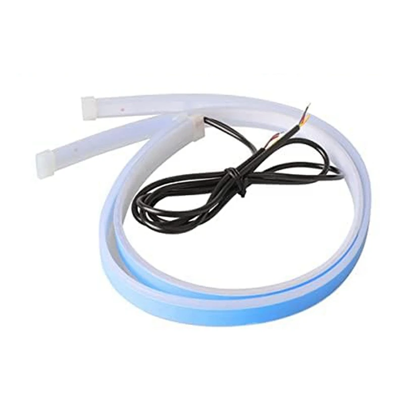 

Car LED Light Bar, White Turn Signal Yellow Light Waterproof Car Daytime Running Light Bar For Truck SUV Parts 24Inch, 2PCS