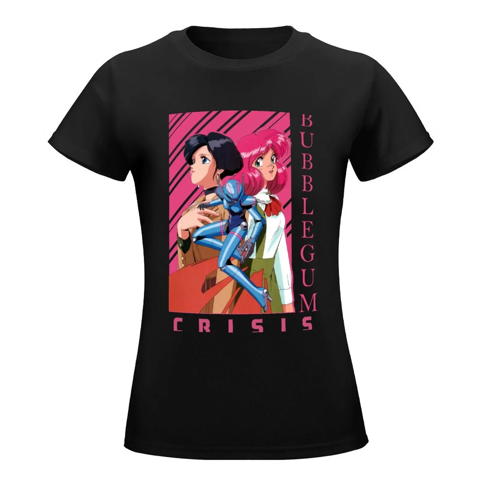 Bubblegum Crisis T-Shirt funny tees korean fashion female ariat shirts for Women