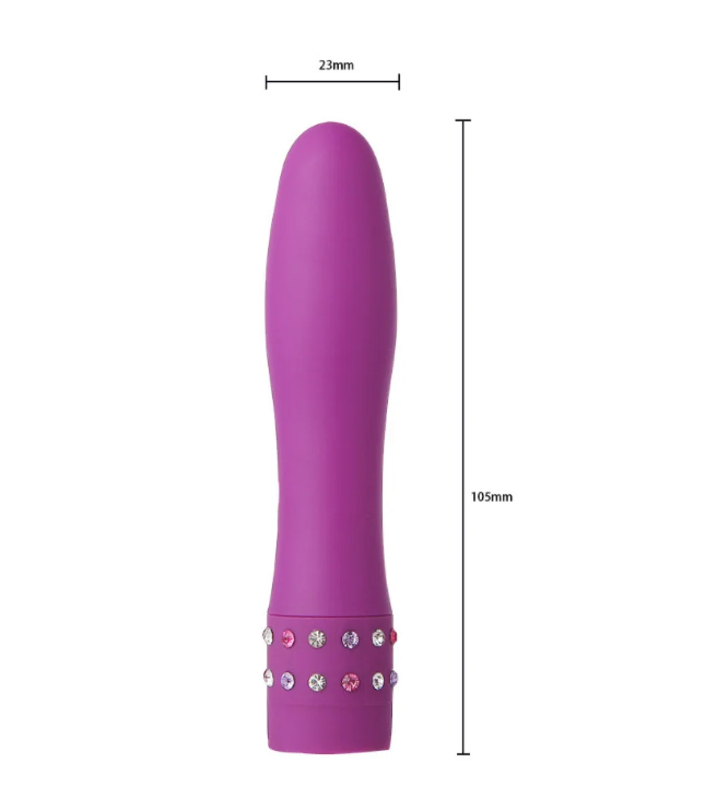 Mini vibrador de bala impermeable para mujer, consolador estimulador del clítoris, juguete sexual de masturbación, 1/12 velocidades, producto de