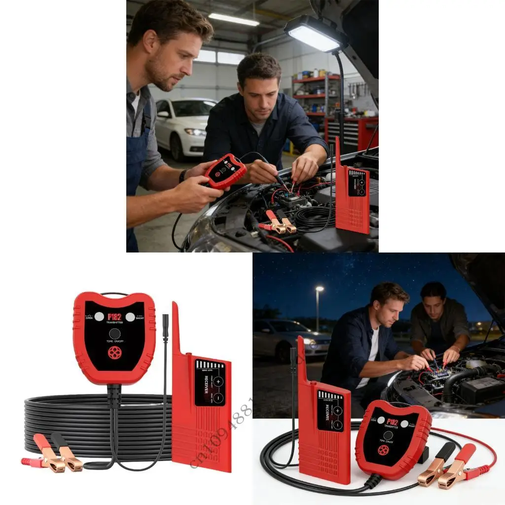 

Мощный тестер проводки грузовиков и транспортных средств показывает открытые линии и проблемы с подключением