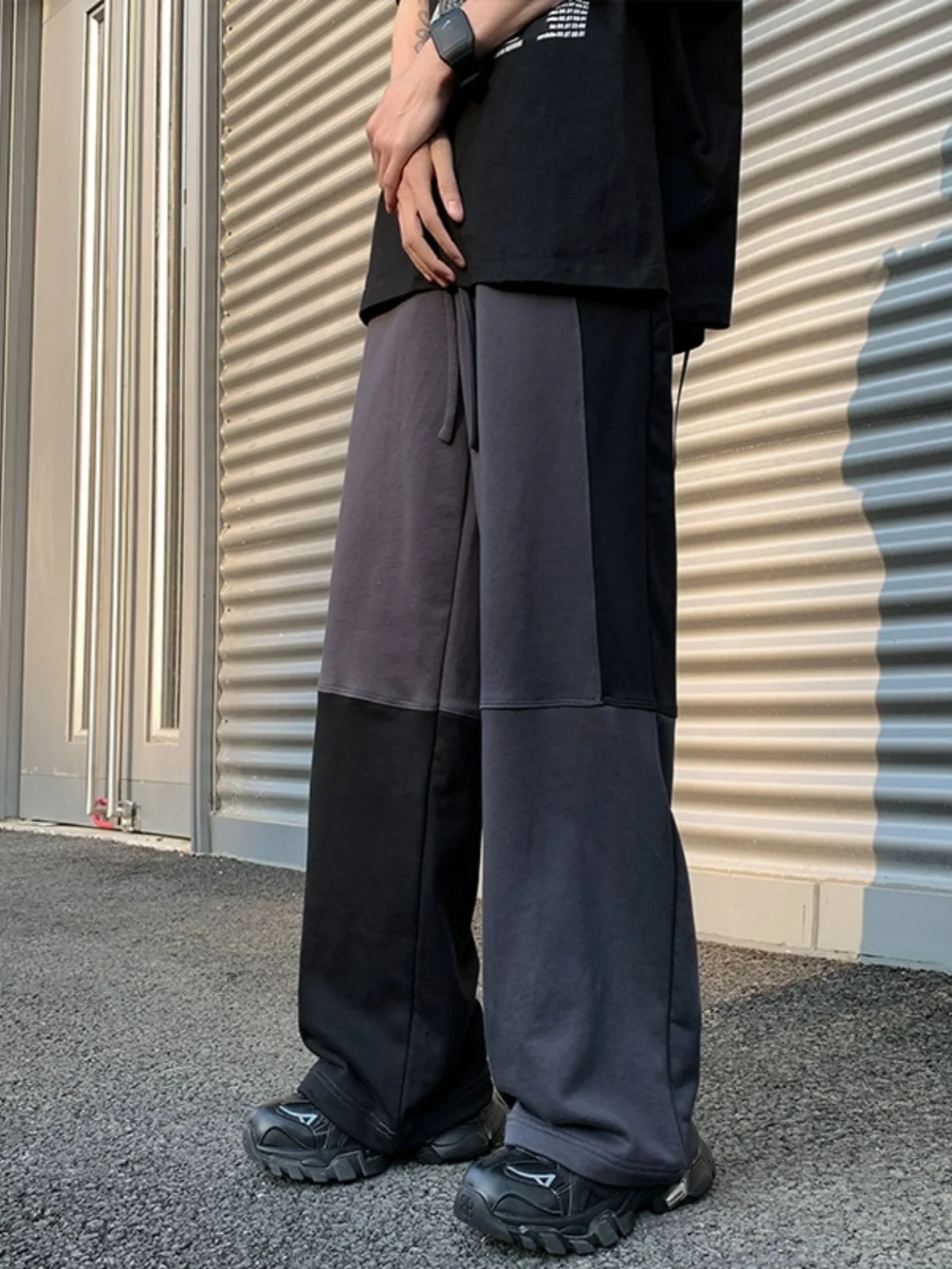 

Мужские спортивные брюки American Sle Color Blo Heavyweight: свободные, широкие, струящиеся, в стиле CleanFit, модные, молодежные