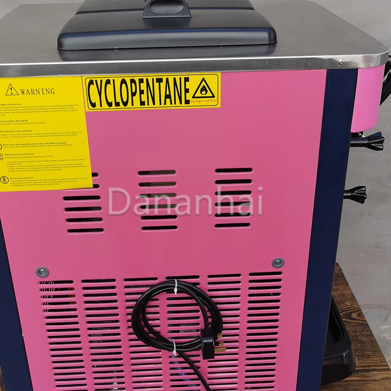

High Quality Three-Flavor Ice Cream Maker Commercial Use with Rainbow System for Sweet Treats And Desserts