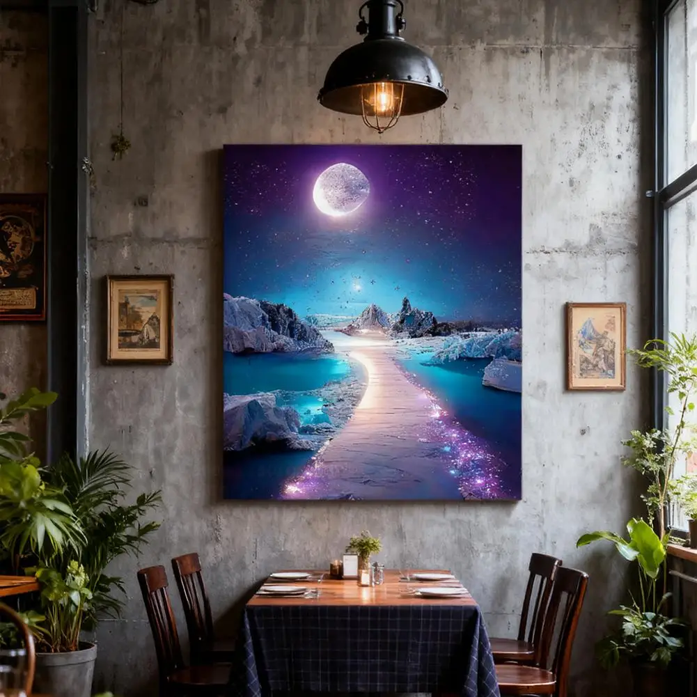 

Canvas decorative painting Fairy Dust "Flower Lotus" Embroidery Diamond Round Square Diy Full Picture 5d Rhines M3E9