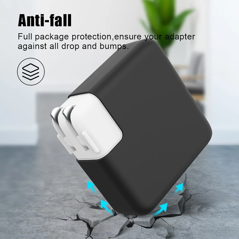 Power Cover for Case Suitable for 67W for MacBook Power Adapter Silicone Protective Cover Skin