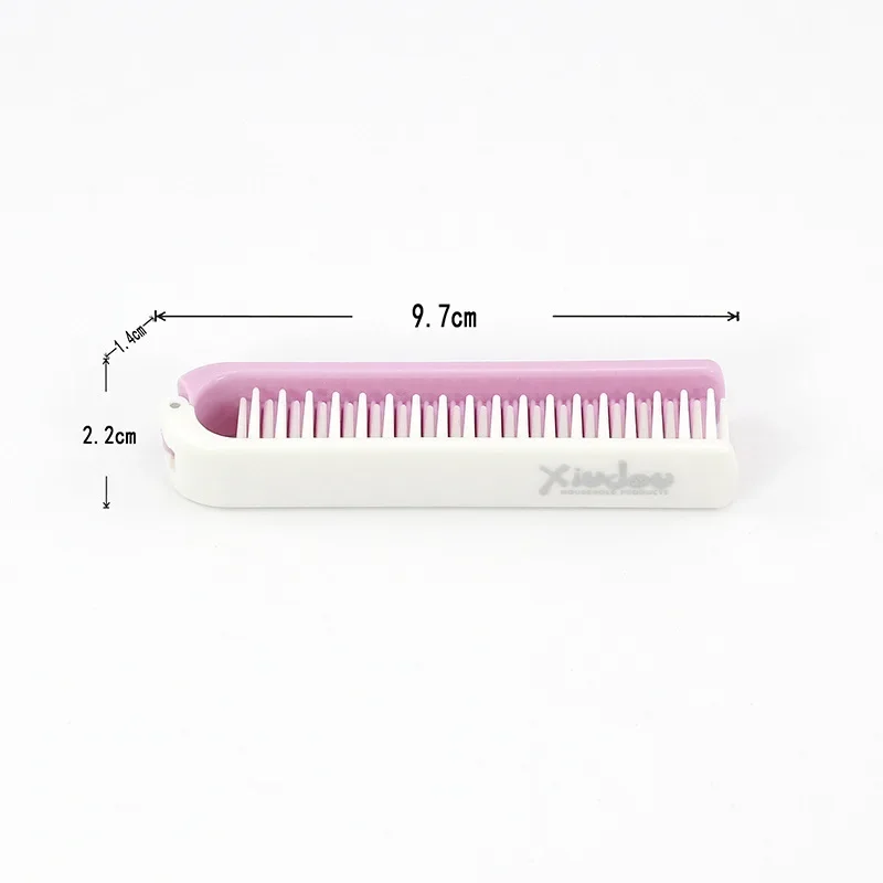 1 Pcs Foldable Hair Comb Brush Anti-static Hairbrush Portable Travel Hair Brush Wheat Straw Folding Hairdressing Styling Tool