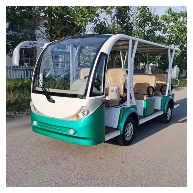 14 Seat Electric Or Gasoline Powered Sightseeing Car