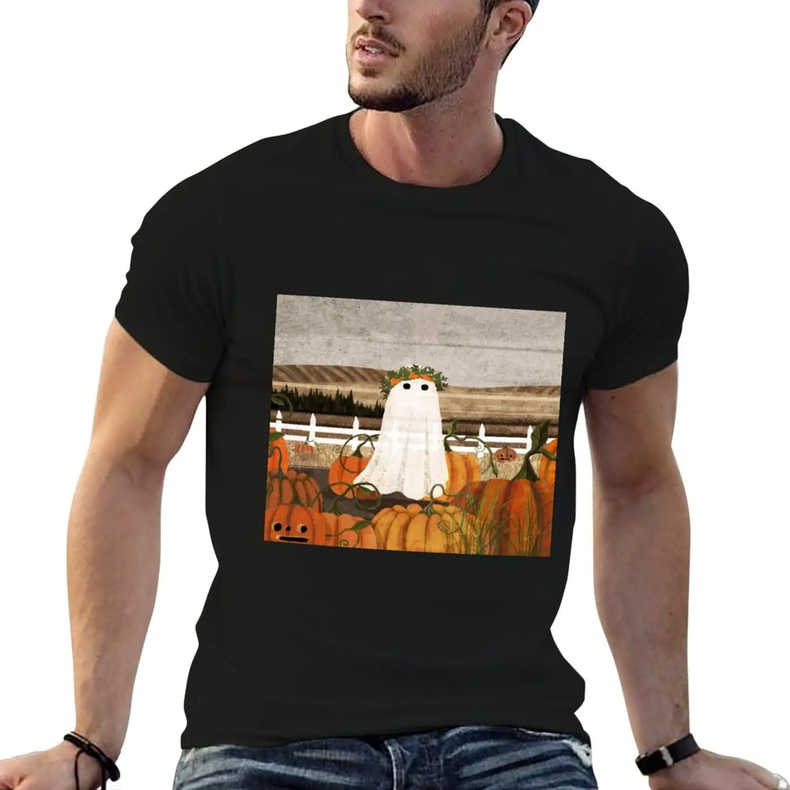 The Fall ghost T-Shirt t shirt man cotton t shirt man luxury t shirt for man 100 percent cotton T-shirt