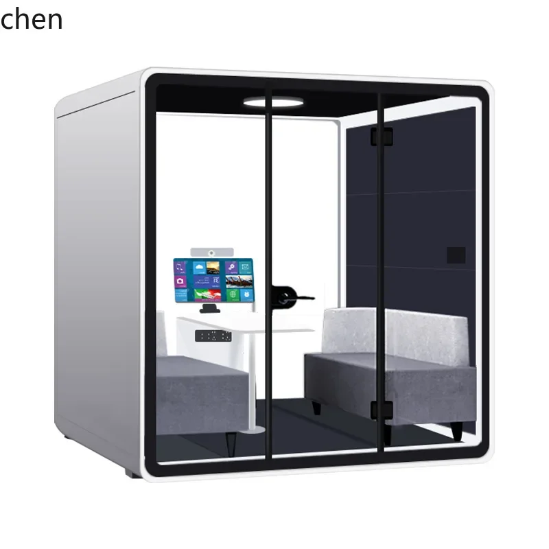 HYS Office Phone Booth Soundproof Room Silent Warehouse Live Streaming Room Study Sleep Cabin Interview Mobile Piano Room