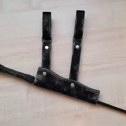 Medieval Dark Wizard Sorcerer Magic Wand Holster Leather Belt Sheath Holder Frog Magician Witch Weapon Costume Cosplay Accessory