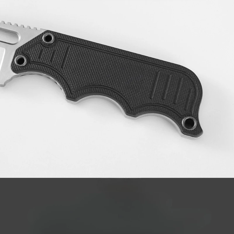 متعددة الأغراض مستقيم سكين 5Cr15MoV بليد G10 مقبض شعبية سلسلة عنق سكاكين التخييم الصيد السكاكين في الهواء الطلق EDC سكاكين الجيب #3