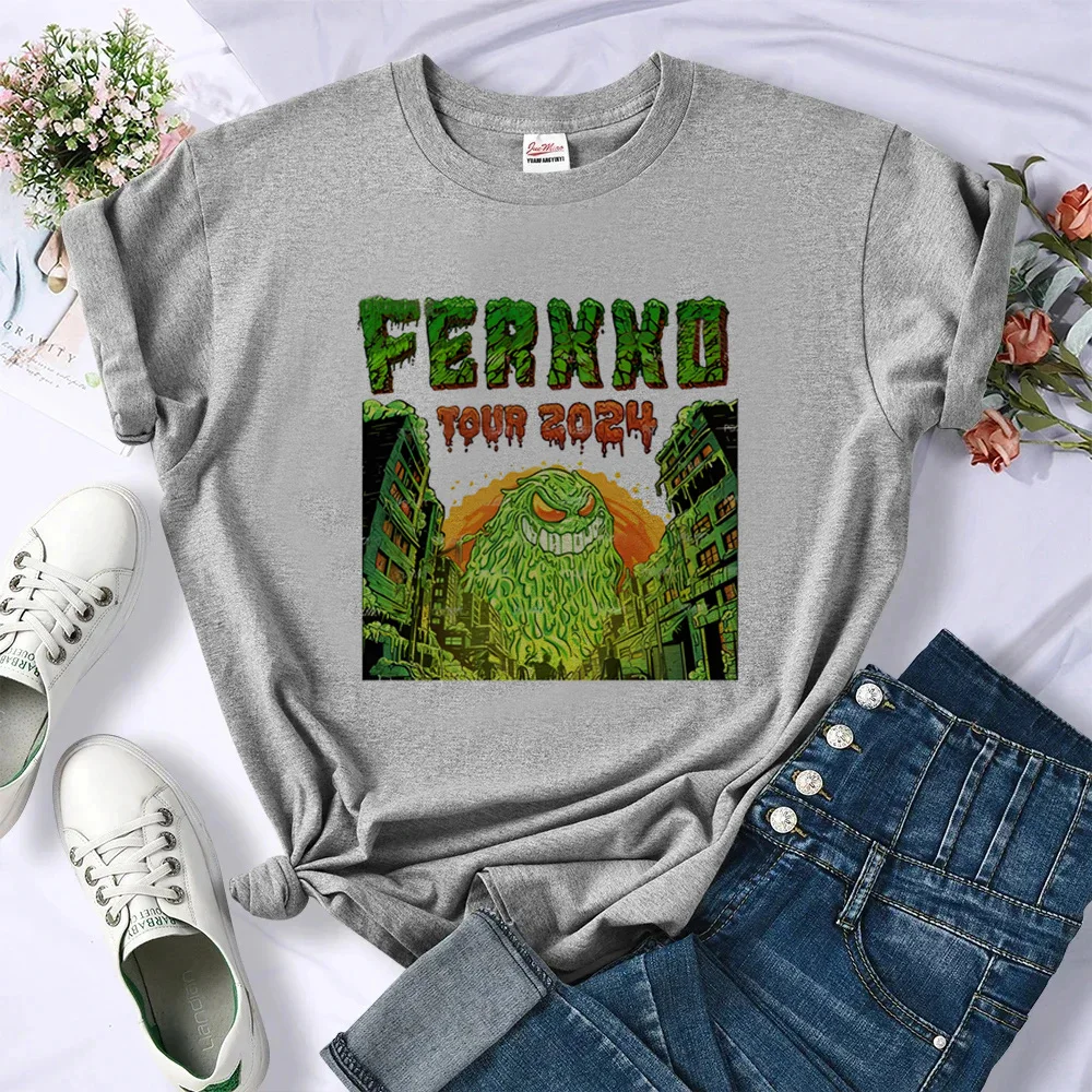 Ferxxocalipsis Tee women manga comic funny t shirt female harajuku graphic anime clothing