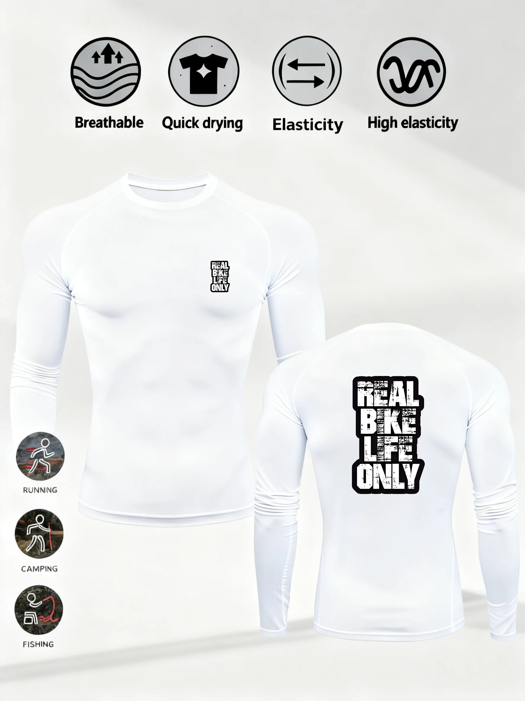 

2026 Новый велосипедный базовый слой с длинным рукавом, спортивная велосипедная рубашка, нижнее белье, трикотаж для гоночного велосипеда, тренировочная рубашка для бега, майка