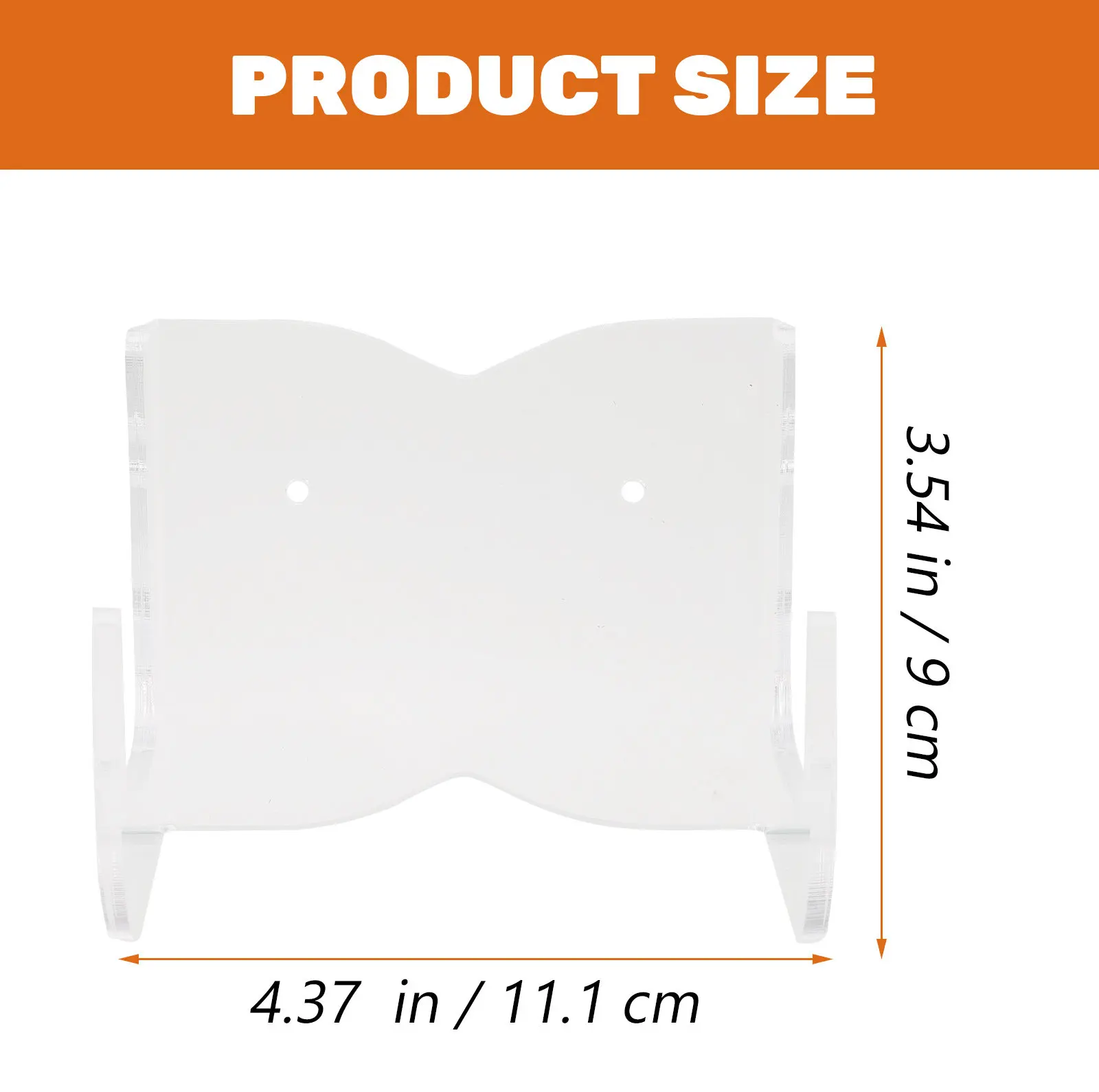1Set Guitar Wall Hanger Acrylic Transparent Stable Mount Holder for Electric Bass Ukulele Musical Instrument Ukulele Hanger Rack - view 4