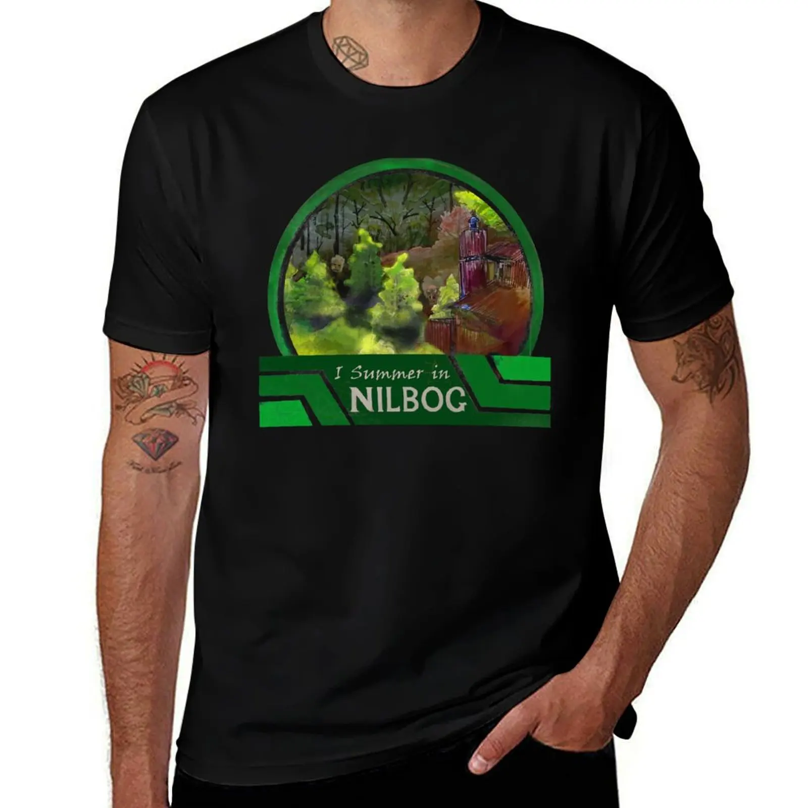 

I Summer in NILBOG: Troll 2 Vacation souvenier T-Shirt man t shirts cotton cotton t shirts high quality T-Shirt
