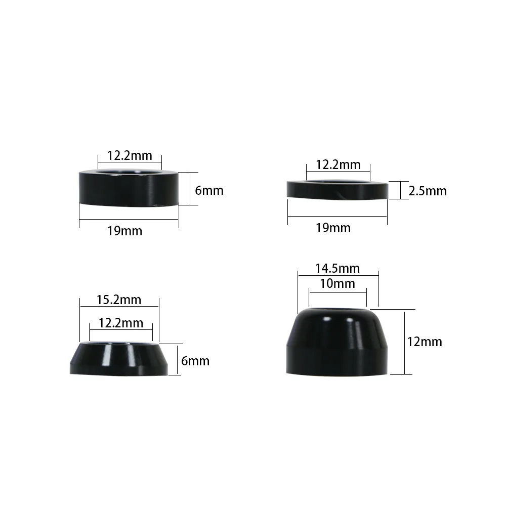 Rennrad- und MTB-Fahrrad-Traineradapter M12* P1.0/P1.5/P1.75 – Konvertierungsstangen für Laufradschäfte – Detail 2