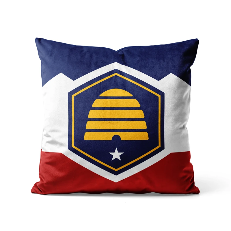 Gaslight Gatekeep Girlboss Utah Throw Pillow Covers Cushion Cases Pillowcases for Sofa 45cm x 45cm