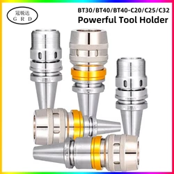 BT30 BT40 BT50 C20 C25 C32 C42 Powerful Tool Holder Dustproof MLC MOC CNC Tools Machining Center BT Powerful Collet chuck holder