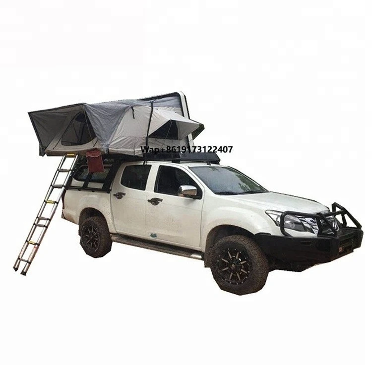 

Fiberglass Car Roof Top Tent Outdoor Camping 4-5 Person With Waterproof Sunroof Foldable Roof Top Tent
