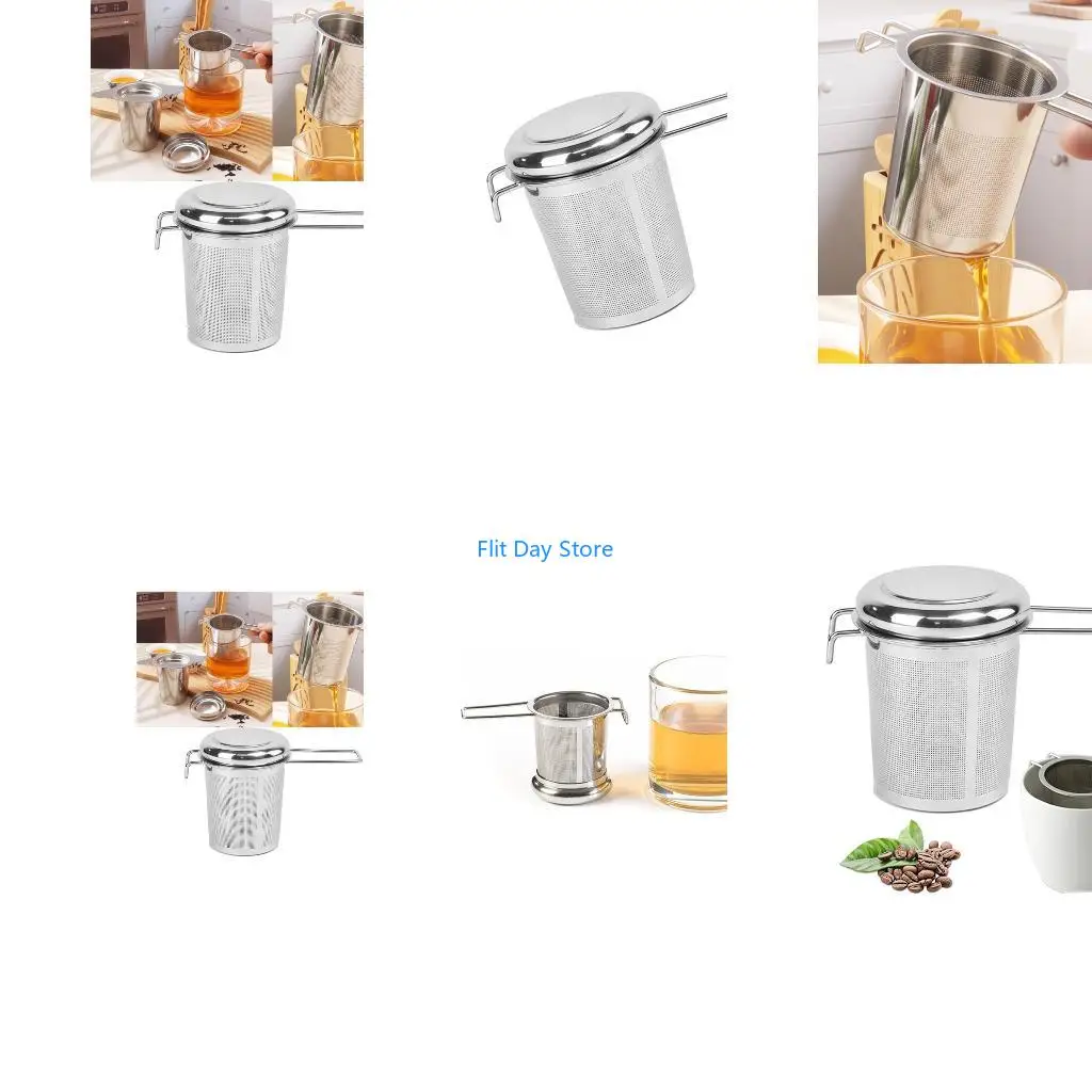 F92C Efficient Brewing Tea Infuser Stainless Steel Tea Strainer for Coffee Making