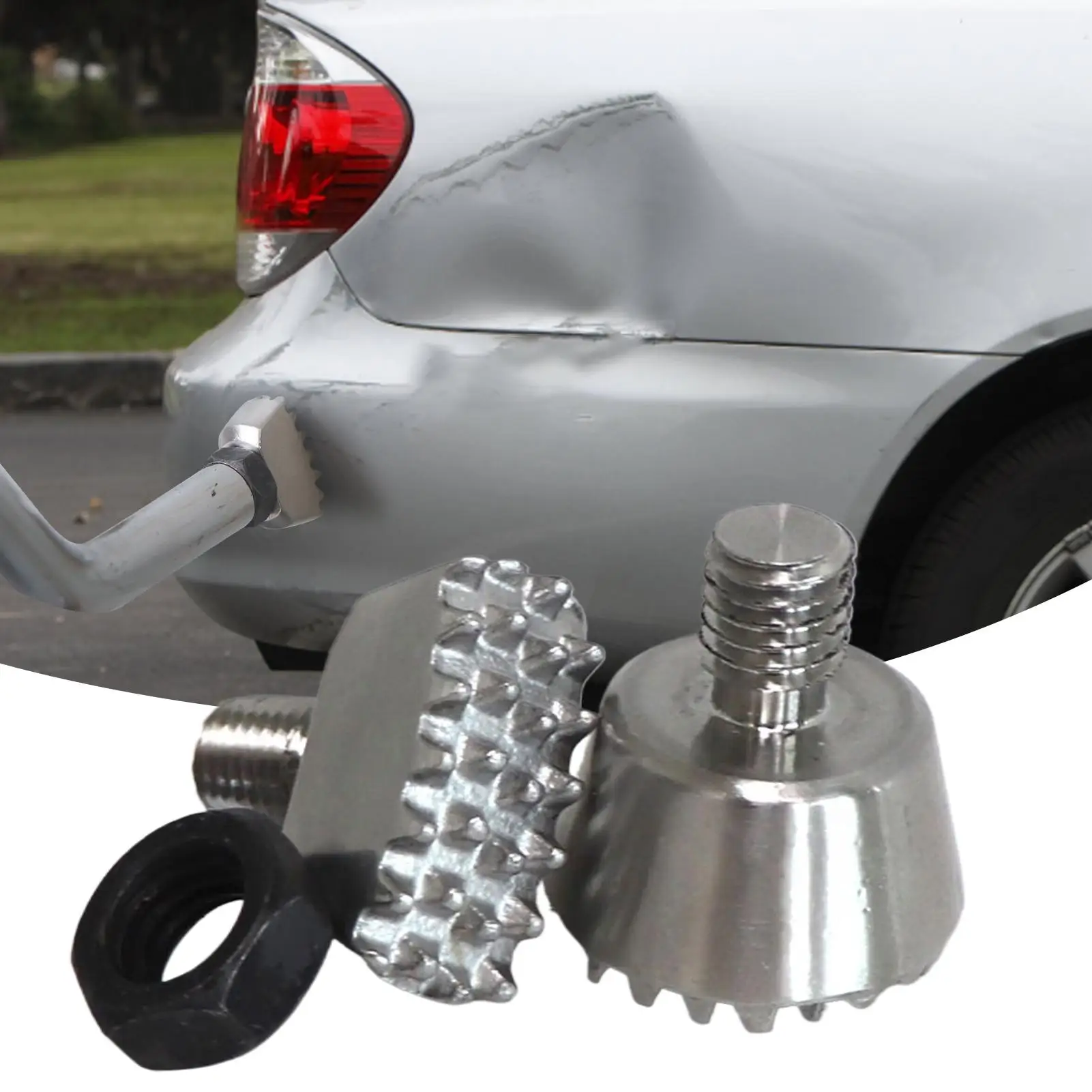 

Комплект для ремонта вмятин автомобиля, 2 шт., молоток из нержавеющей стали, автомобильный молоток для удаления вмятин, головка молотка, инструменты для ремонта вмятин автомобиля для транспортных средств