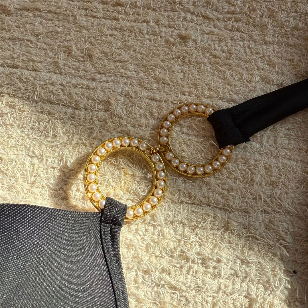 Sexy Neckholder-Badeanzug mit Gürtel, Bügel-Badeanzug für Damen, einteiliger Badeanzug, hoch geschnittene Beine, Mini-Tanga, Badebekleidung, Badeanzug, Modell V6620 – Detail 16