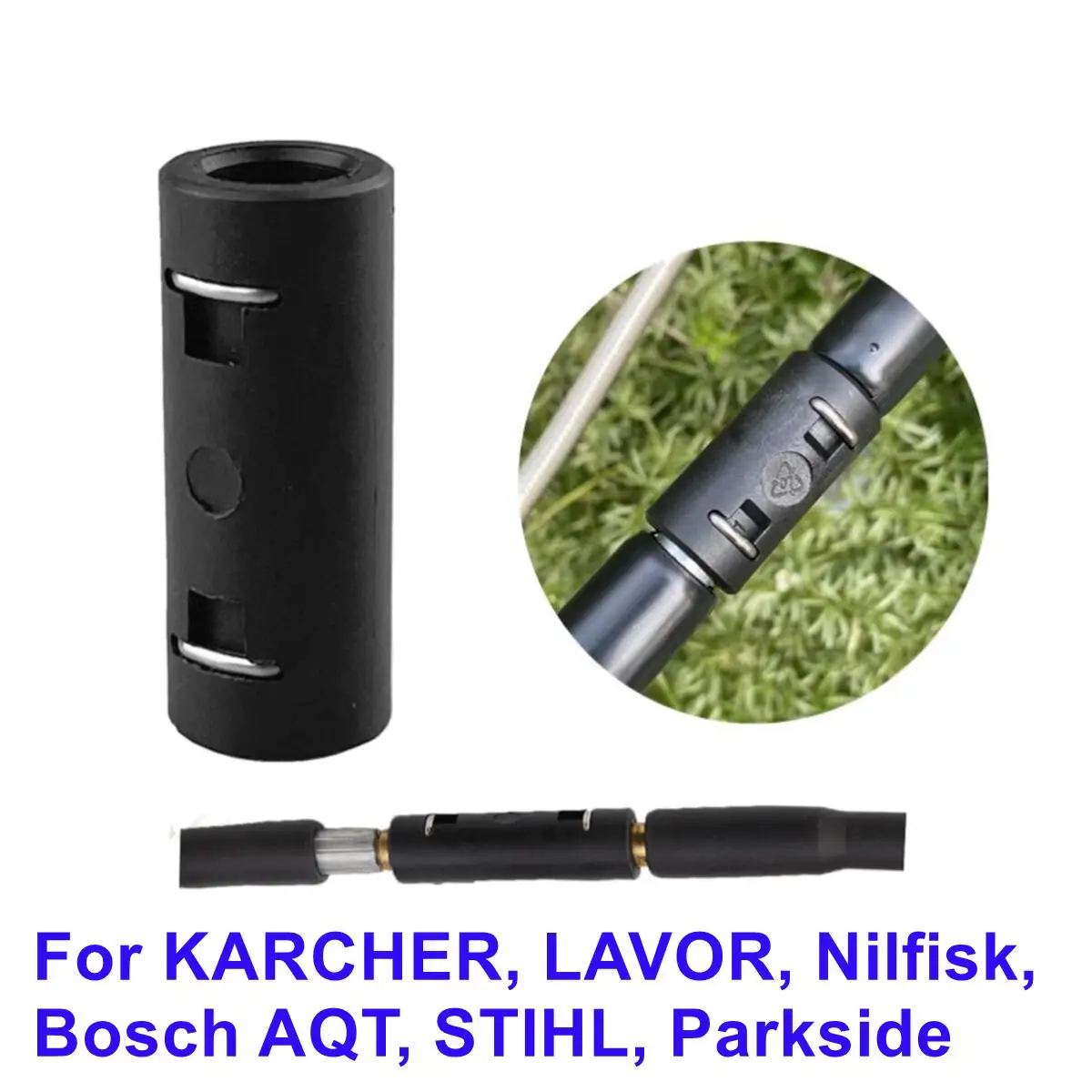 Hose Extension Connector For Karcher Lavor Parkside Bosch Nilfisk STIHL High Pressure Washer Pipe Extender