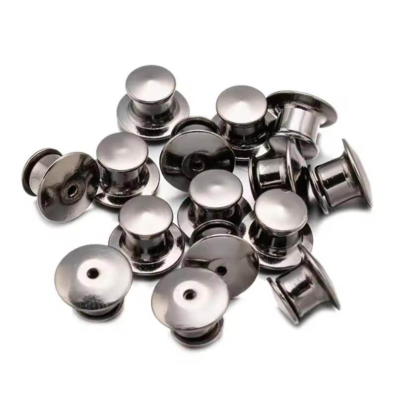 10/30/50 Pieces Locking Pin Backs Metal Pin Backs Locking Pin Keepers Locking Clasp For DIY Enamel Brooch Badge Jewelry Making - Image 8