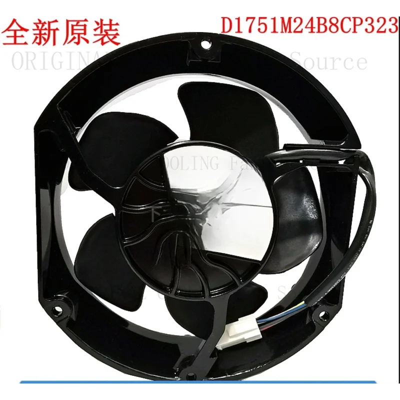 R+  FOR SERVO D1751M24B8CP323 DC24V 3.4A Inverter Cooling Fan