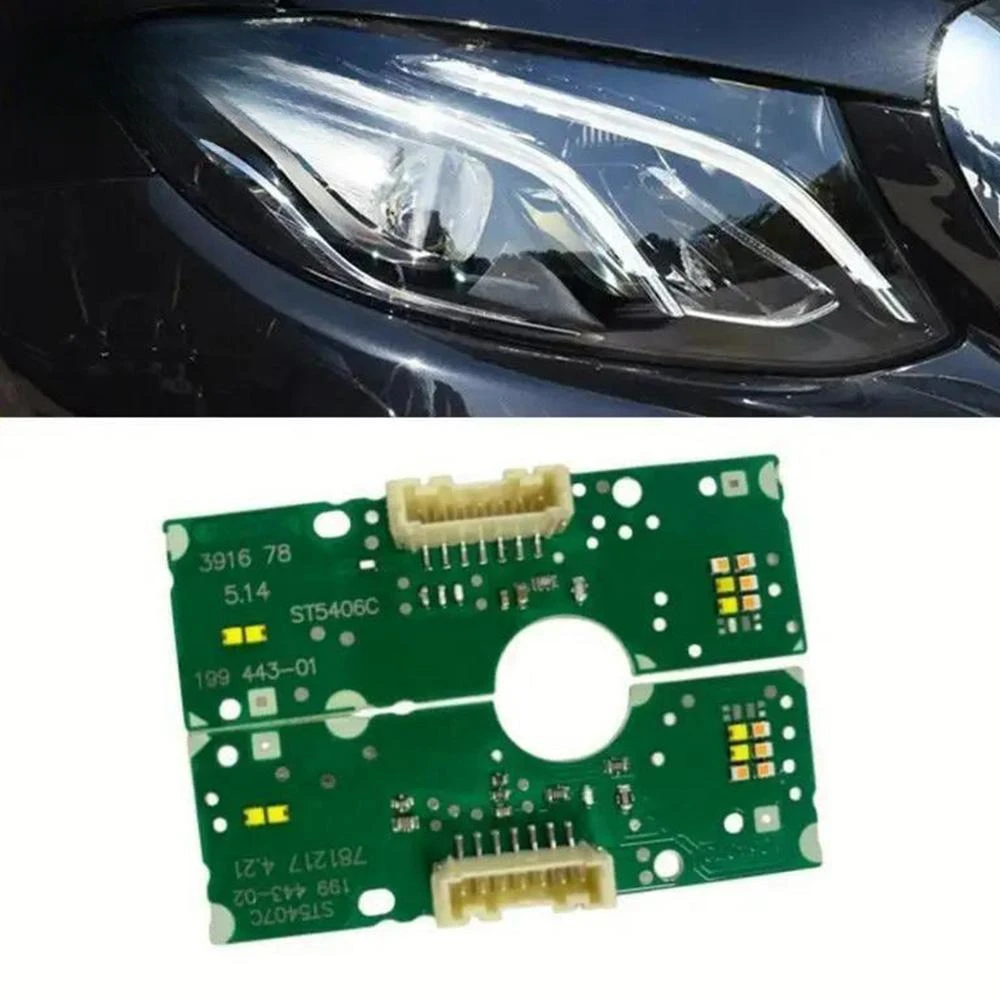Car Headlight Daytime Running Lightsource Light Turn signal LED Chip Boards Module For Mercedes Bens W213 E Class 2016-2019