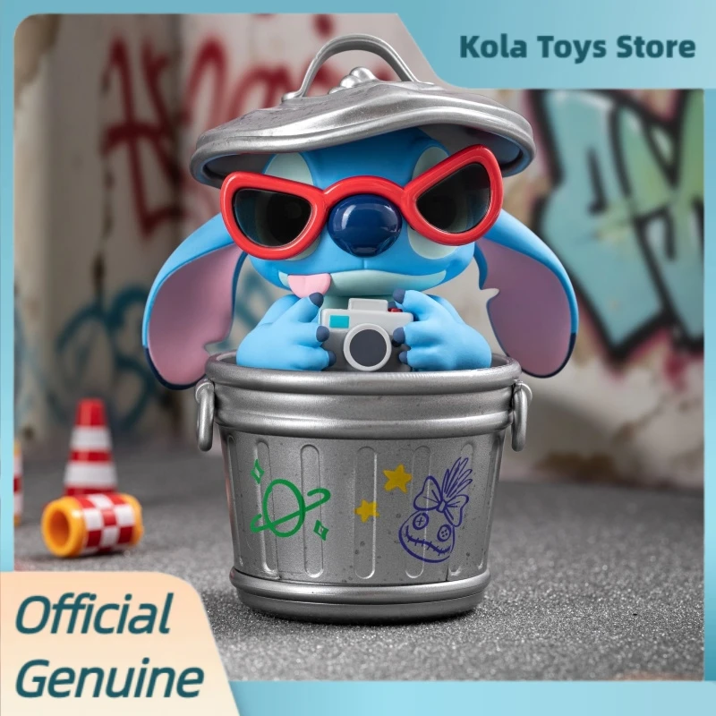 

Подлинная серия Stitch City Adventure, слепая коробка, фигурка, коллекция стежков, украшение для рабочего стола, аниме-фигурка, модель игрушки, подарок для детей
