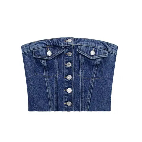 12 best sales denimkorsett - №6