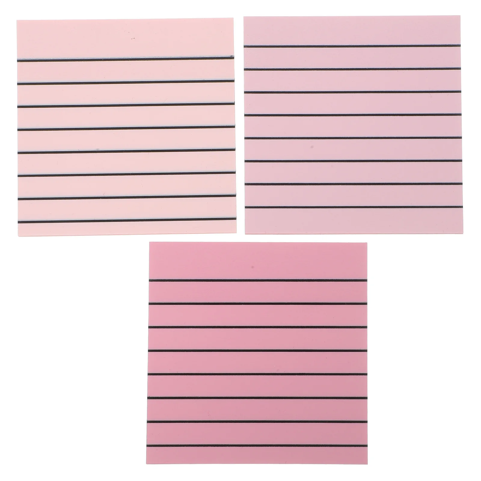 3 كتب متدرجة اللون شبه شفافة مذكرة الوسادات لمكتب المنزل استخدام المحمولة ملاحظة ملصقات اللوازم المنزلية