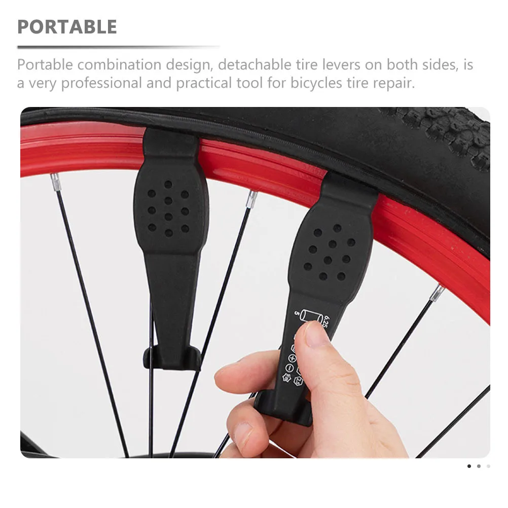 

1Set Bicycles Tool Kit Complete Portable Solution for Tire Patch Tool Use and Reliable on-Road Maintenance Tasks