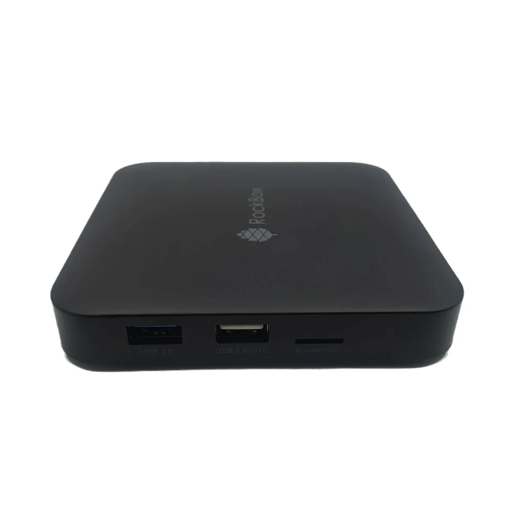 Pine64 RockBox with RK3328 Rockchip 100% Retro-Gaming 4K HDR Android 7.1 Media Player Intelligent Remote Control