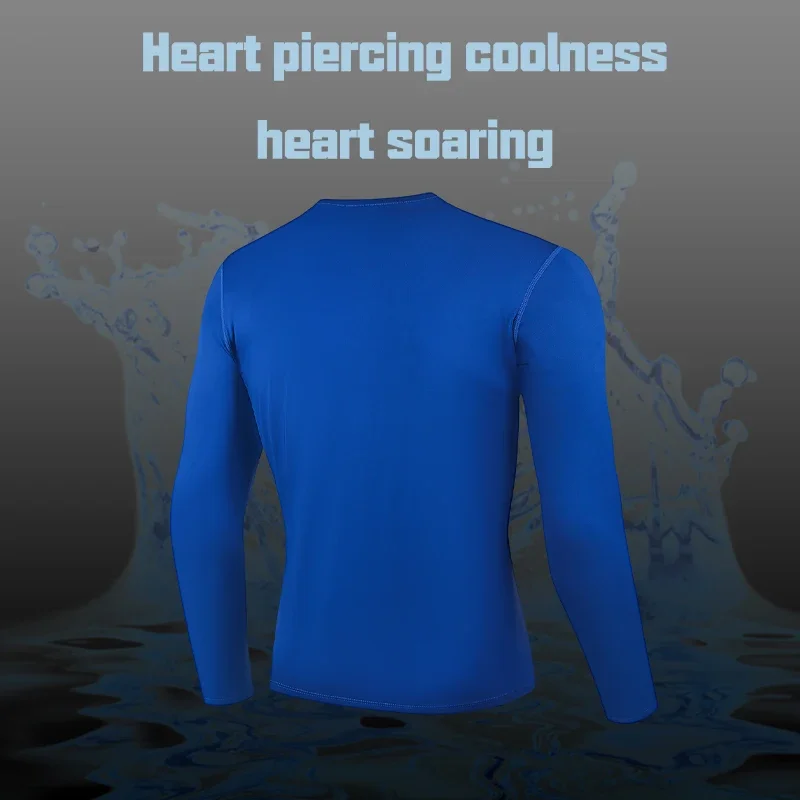 تي شيرت الهالوين بأكمام طويلة، مصنوع من نسيج ناعم سريع الجفاف، مريح ومرن للرياضة