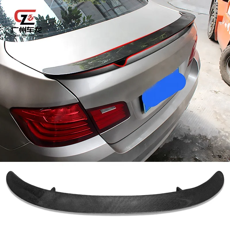 Rear Spoiler For  5 Series GT 550i 525i 528i 535i 2011-2016 Real Carbon Fiber Car Styling Tail Wing Back Trunk Auto Part