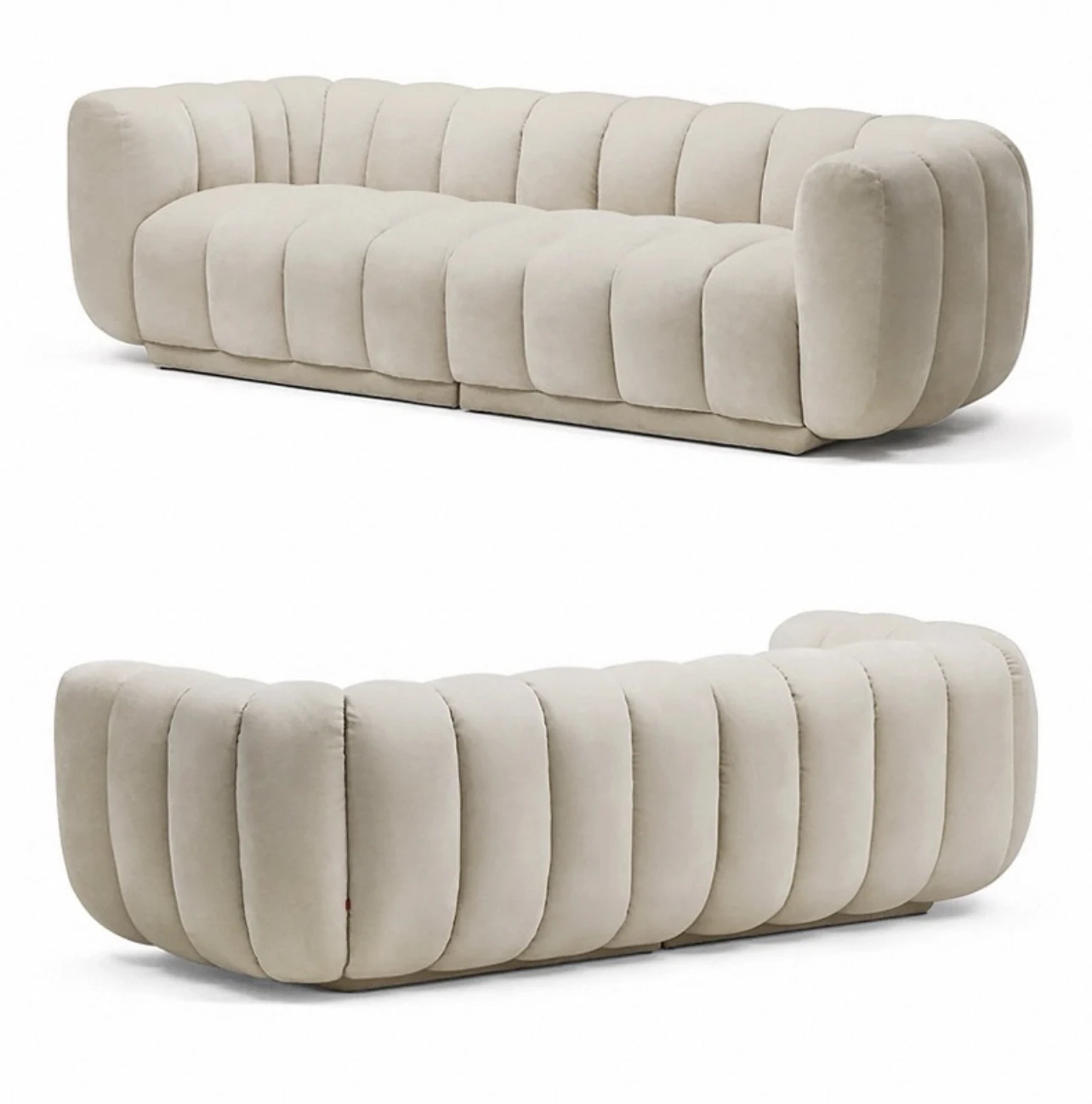 E 3-Seat Modern Sofa Set For Office Reception Multiple Combinations For Apartment Home Office & Living Room Use