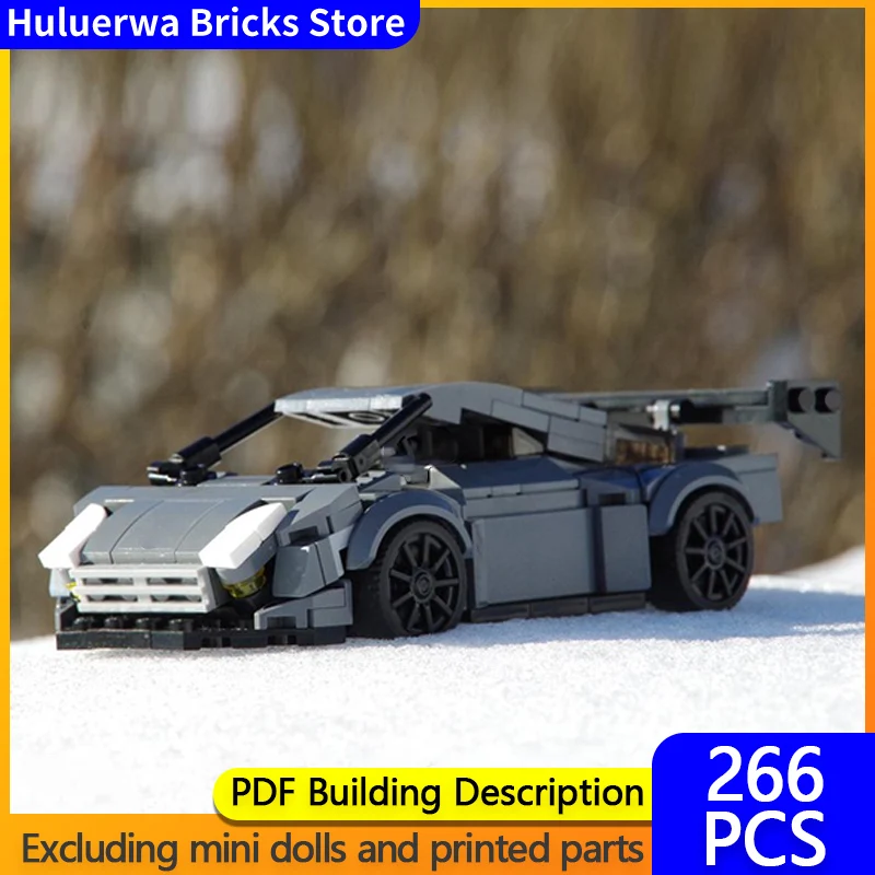 

Модель скоростного гоночного автомобиля MOC, строительные кирпичи, Prius, верхний уровень, спортивный автомобиль, модульная технология, подарки, праздник, сборка, детский игрушечный костюм