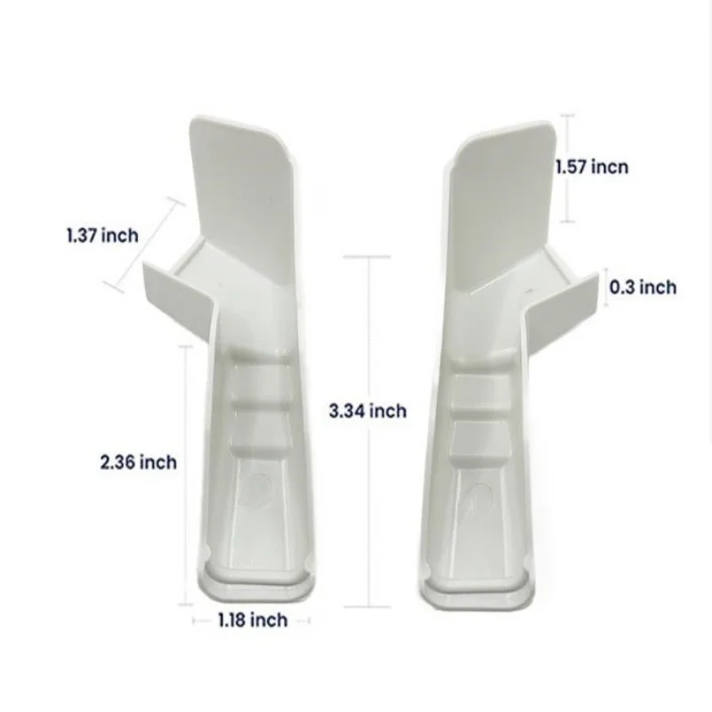 ISURE MARINE RV Roof Rainwater Drainage Outlet Drainage Channel Black/White Roof Drainage Outlet RV Accessories
