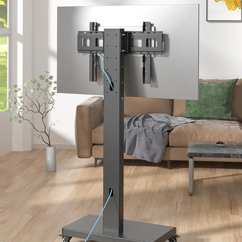 Soporte de TV con Ruedas HILLPORT para Pantallas de 26-55 Pulgadas (32-65 Pulgadas), Carro Elevador con Ruedas para Pantallas de Plasma, LED, LCD, Soporte de Baja Altura para TV