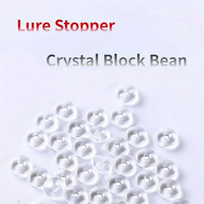 Fishing Semi Circle Stopper Beads Float Line Stops Cotton Knot Abo Float Rock Fishing Saltwater Fishing Lure Sliding Float Rig