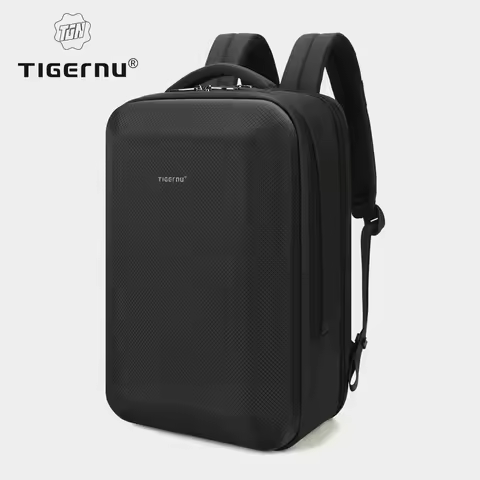 Tigernu Men Fashion Bussiness Thin Laptop Backpack 15.6 inch Hard Shell Male Travel Backpack Daily School Backpack