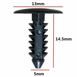 OEM 30Pcs For 5mm Hole Auto Bumper Retainer Clips Car Plastic Rivets Fasteners Push Retainer A01