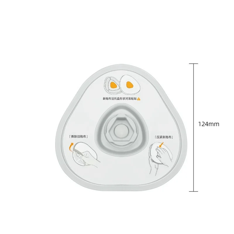 ABVI-Per Narwal J4 Lite Robot Aspirapolvere Accessori di ricambio Mop Panno Porta salviette Accessori di ricambio