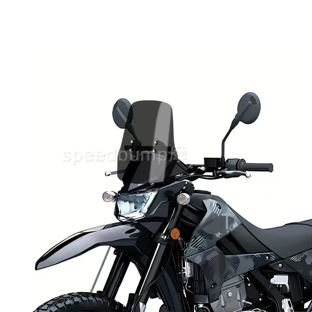 

For Kawasaki KLX 300 Adventure motorcycle front windshield with 12mm navigation bracket tube