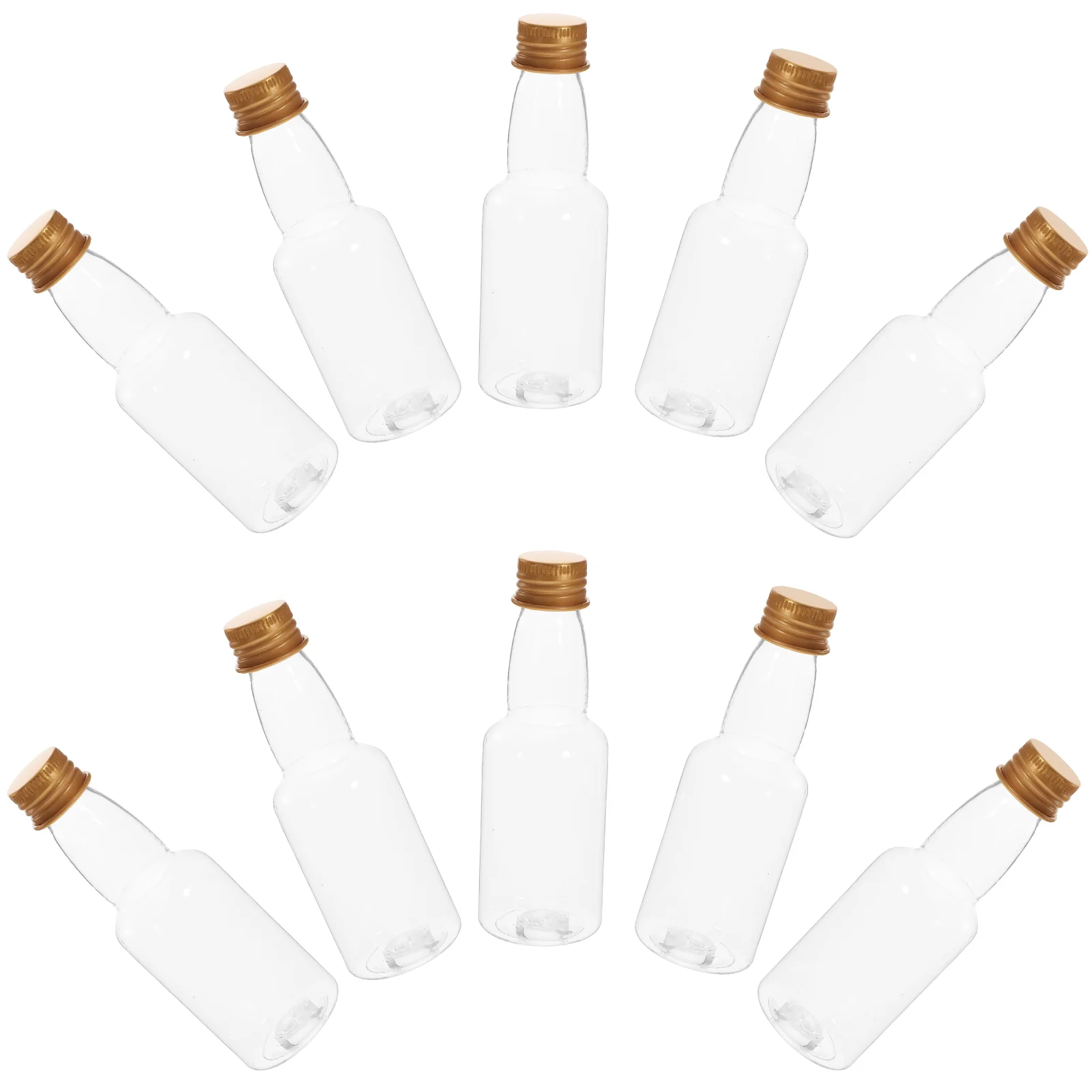 

25 Pcs Transparent Juice Bottle Little Shot Funnel Teapot Containers Clear Drinking Bottles Mini Candy