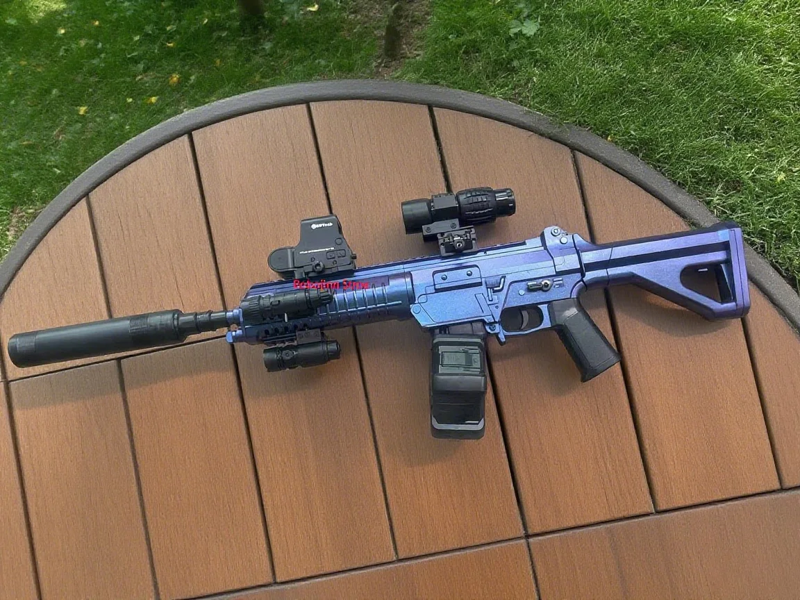 M416 전기 젤 블래스터 EBB 소총, 야외 팀 CS 게임용 젤 볼 블래스터 건, 성인 청소년을 위한 부모-자식 장난감(선물)