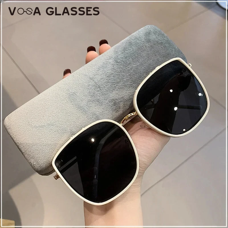 2023 New Fashion Vintage Sunglasses Women Brand Designer Retro Blackout Sun Glasses Female Ins Popular Colorful Luxury Eyewear