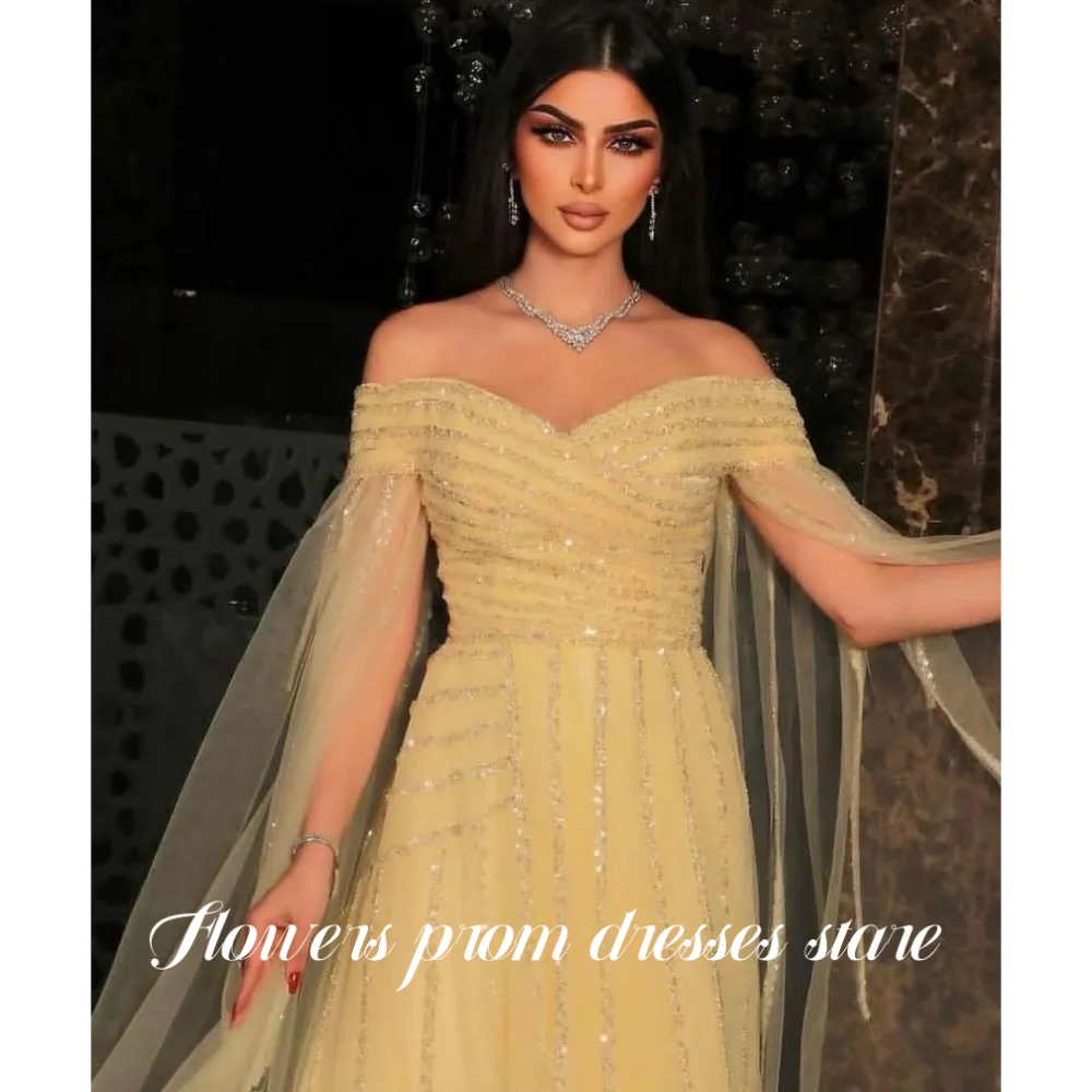 Sukienka na studniówkę w kształcie litery A z kwiatami, sukienka imprezowa z odkrytymi ramionami, elegancka sukienka imprezowa z cekinami dla kobiet, sukienki księżniczki, vestidos de fiesta, szyte na miarę