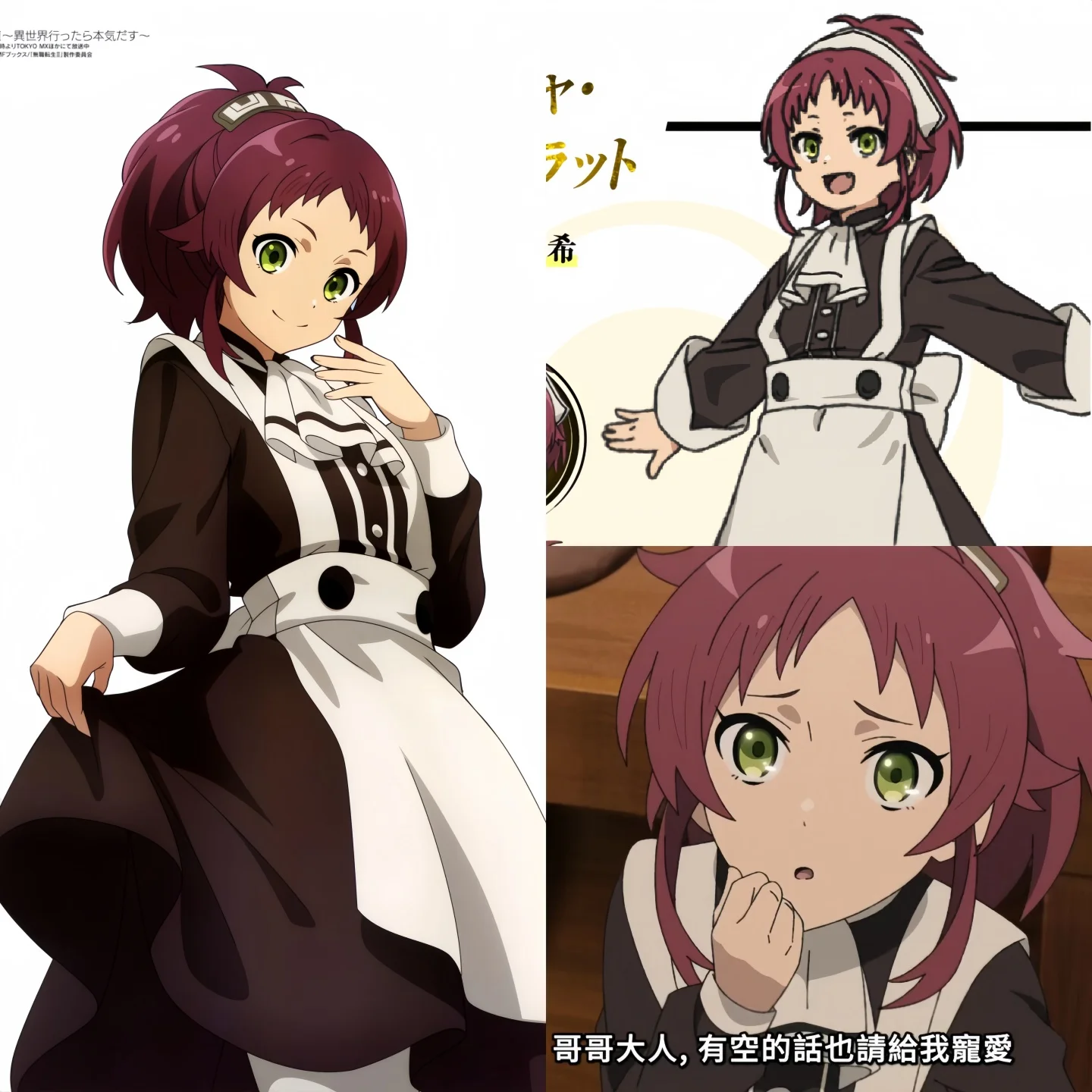 Irelia H Store Mushoku Tensei: التناسخ العاطلين عن العمل عائشة جريرات شعر مستعار تأثيري شعر مستعار مسبق التصميم